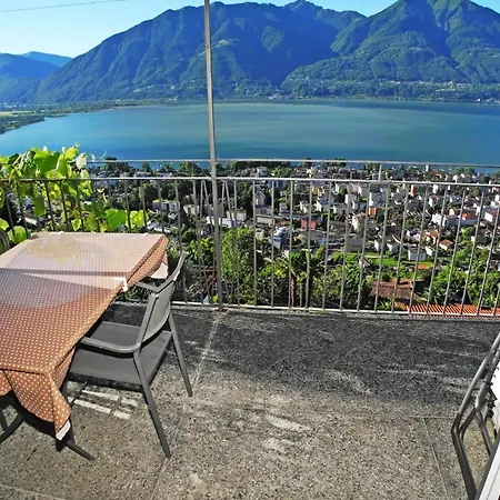 Panorama Mit Balkon & Seesicht Brione sopra Minusio
