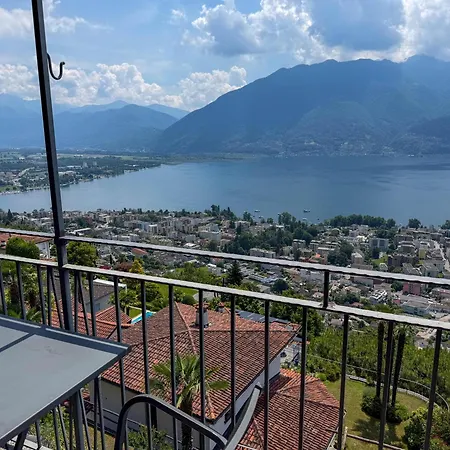 Panorama Mit Balkon & Seesicht Brione sopra Minusio
